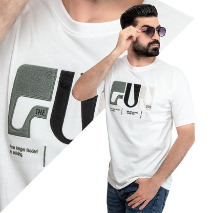 تيشرت روند -  ["Cotton T-shirt","last","Last chance","Tee","Tshirt","\u062a\u064a\u0634\u0631\u062a \u0631\u0648\u0646\u062f","\u062a\u064a\u0634\u0631\u062a \u0642\u0637\u0646"] - 24SM-27-9-30119-تيشيرت أوفر سايز – قطن  - Pukkastyle تسوق ملابس رجالي اونلاين - Online shopping Men's Clothes