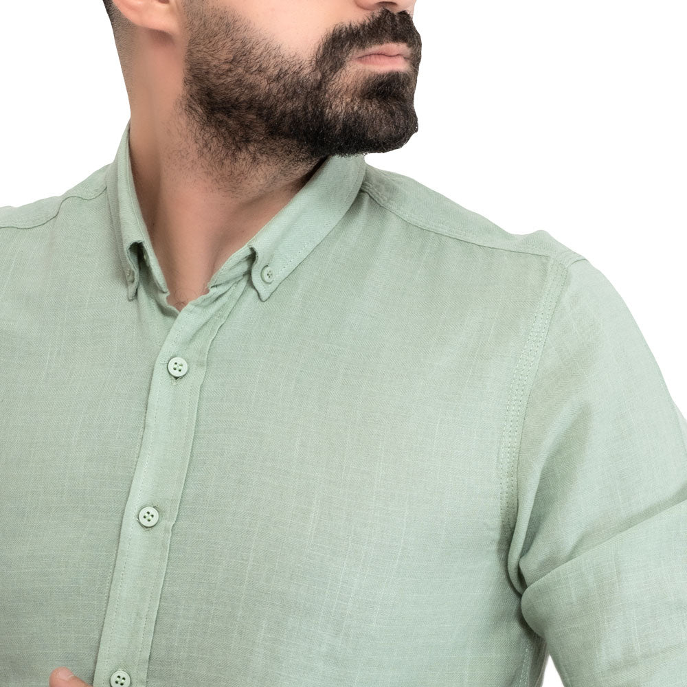 Men's clothing 24GM-19-7-2024-9-قميص كتان ساده بأكمام طويله – خام تركي Long-Sleeve-Shirt, قميص كم طويل, كتان  Pukkastyle ملابس رجالي