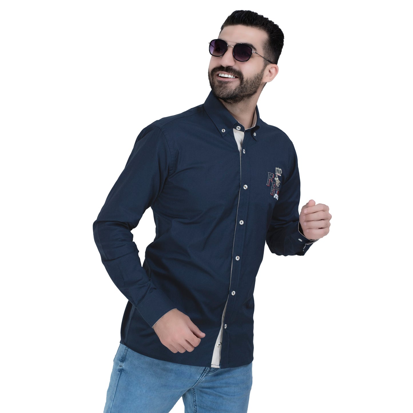 قميص كم طويل -  ["Check Shirt","Gabardine","Long-Sleeve-Shirt","\u062c\u0628\u0631\u062f\u064a\u0646","\u0642\u0645\u064a\u0635 \u0643\u0645 \u0637\u0648\u064a\u0644","\u0643\u0627\u0631\u0648\u0647\u0627\u062a"] - 26GM-44-7-710-قميص كم اكسفورد قطن  - Pukkastyle تسوق ملابس رجالي اونلاين - Online shopping Men's Clothes