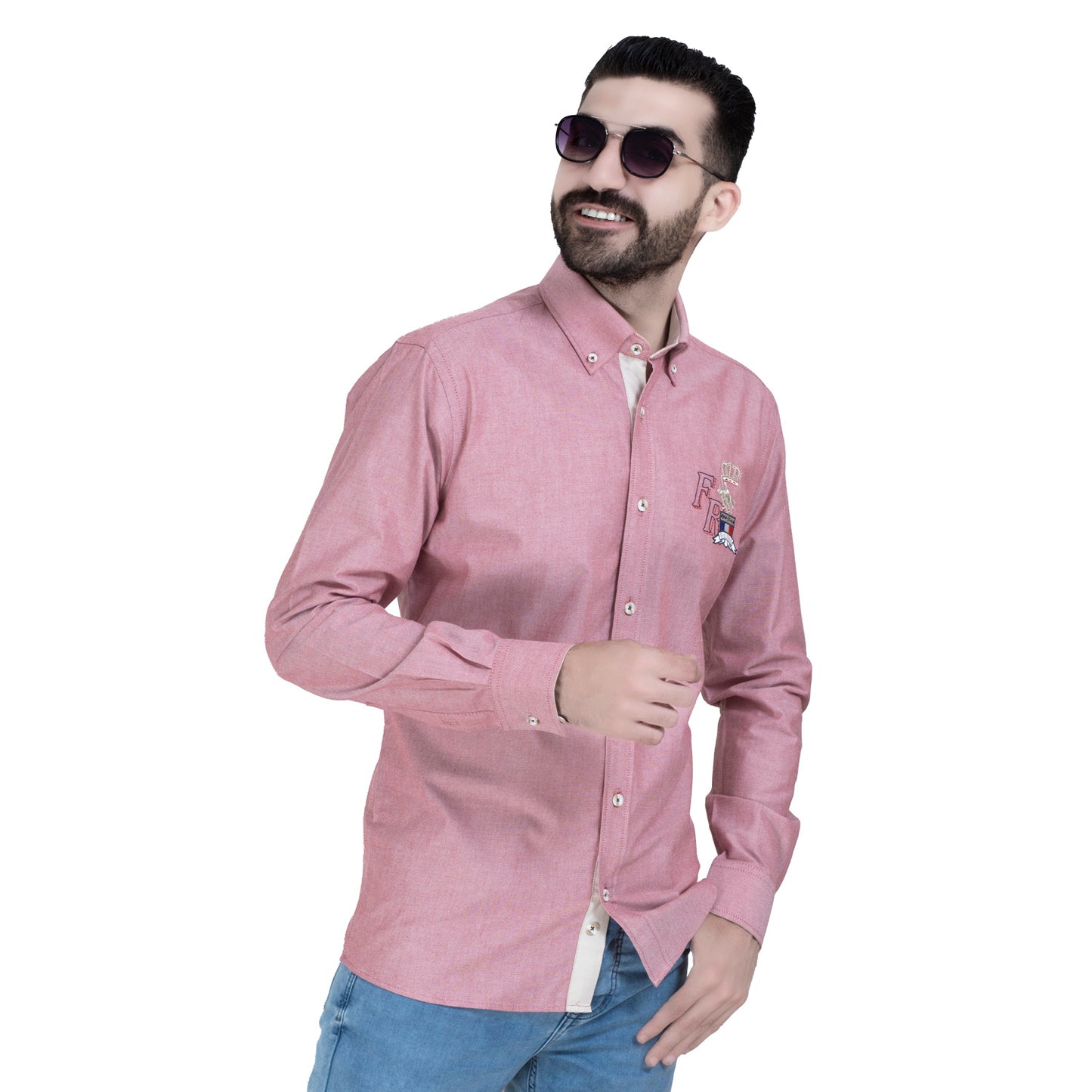 قميص كم طويل -  ["Check Shirt","Gabardine","Long-Sleeve-Shirt","\u062c\u0628\u0631\u062f\u064a\u0646","\u0642\u0645\u064a\u0635 \u0643\u0645 \u0637\u0648\u064a\u0644","\u0643\u0627\u0631\u0648\u0647\u0627\u062a"] - 26GM-44-7-710-قميص كم اكسفورد قطن  - Pukkastyle تسوق ملابس رجالي اونلاين - Online shopping Men's Clothes