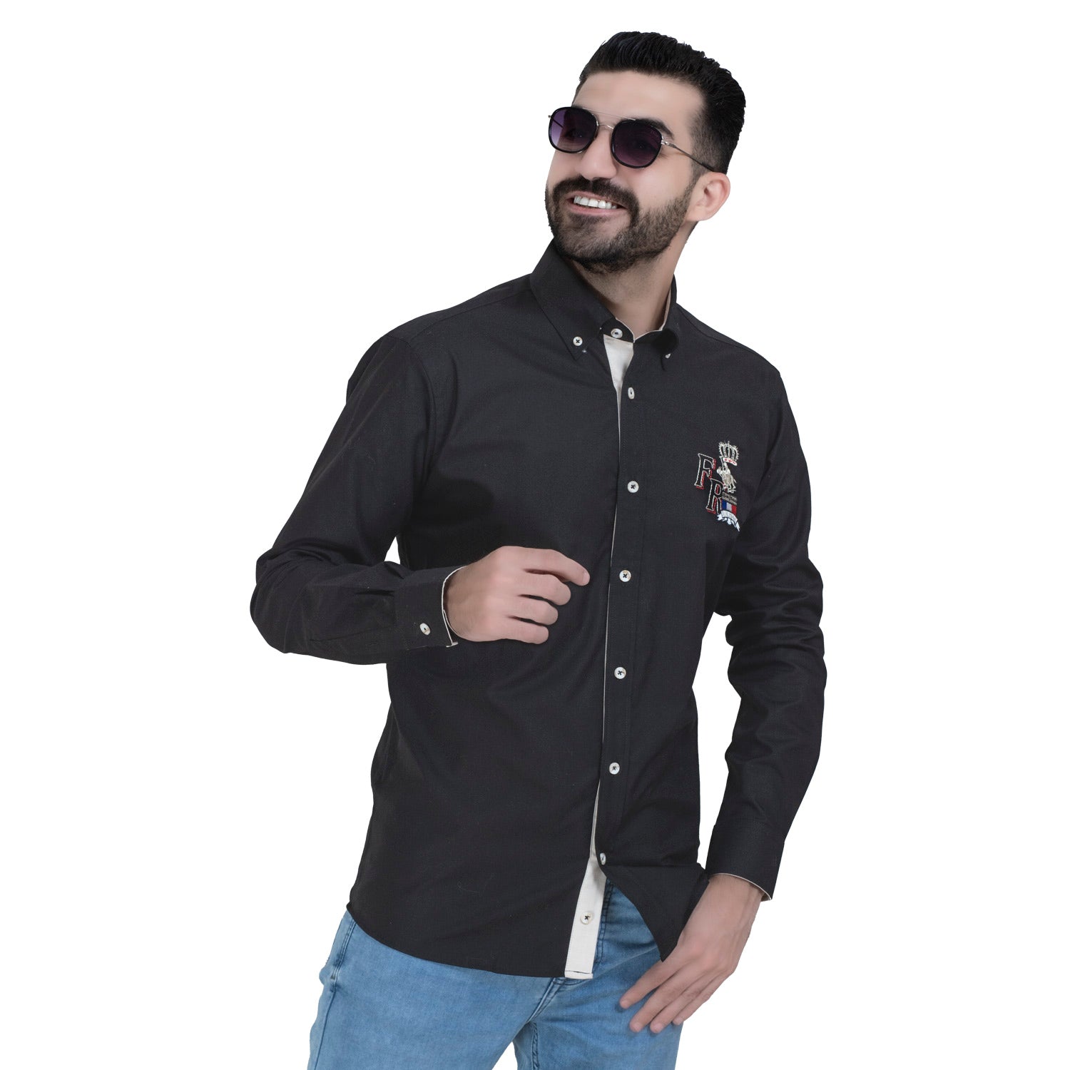 قميص كم طويل -  ["Check Shirt","Gabardine","Long-Sleeve-Shirt","\u062c\u0628\u0631\u062f\u064a\u0646","\u0642\u0645\u064a\u0635 \u0643\u0645 \u0637\u0648\u064a\u0644","\u0643\u0627\u0631\u0648\u0647\u0627\u062a"] - 26GM-44-7-710-قميص كم اكسفورد قطن  - Pukkastyle تسوق ملابس رجالي اونلاين - Online shopping Men's Clothes