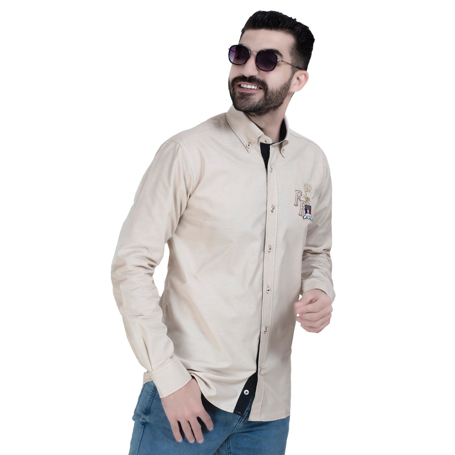 قميص كم طويل -  ["Check Shirt","Gabardine","Long-Sleeve-Shirt","\u062c\u0628\u0631\u062f\u064a\u0646","\u0642\u0645\u064a\u0635 \u0643\u0645 \u0637\u0648\u064a\u0644","\u0643\u0627\u0631\u0648\u0647\u0627\u062a"] - 26GM-44-7-710-قميص كم اكسفورد قطن  - Pukkastyle تسوق ملابس رجالي اونلاين - Online shopping Men's Clothes
