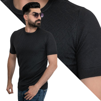 تيشرت روند -  ["Cotton T-shirt","last","Last chance","Tee","Tshirt","\u062a\u064a\u0634\u0631\u062a \u0631\u0648\u0646\u062f","\u062a\u064a\u0634\u0631\u062a \u0642\u0637\u0646"] - 24SM-17-9-3746-تيشيرت روند – تريكو قطن  - Pukkastyle تسوق ملابس رجالي اونلاين - Online shopping Men's Clothes