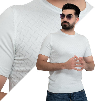 تيشرت روند -  ["Cotton T-shirt","last","Last chance","Tee","Tshirt","\u062a\u064a\u0634\u0631\u062a \u0631\u0648\u0646\u062f","\u062a\u064a\u0634\u0631\u062a \u0642\u0637\u0646"] - 24SM-17-9-3746-تيشيرت روند – تريكو قطن  - Pukkastyle تسوق ملابس رجالي اونلاين - Online shopping Men's Clothes