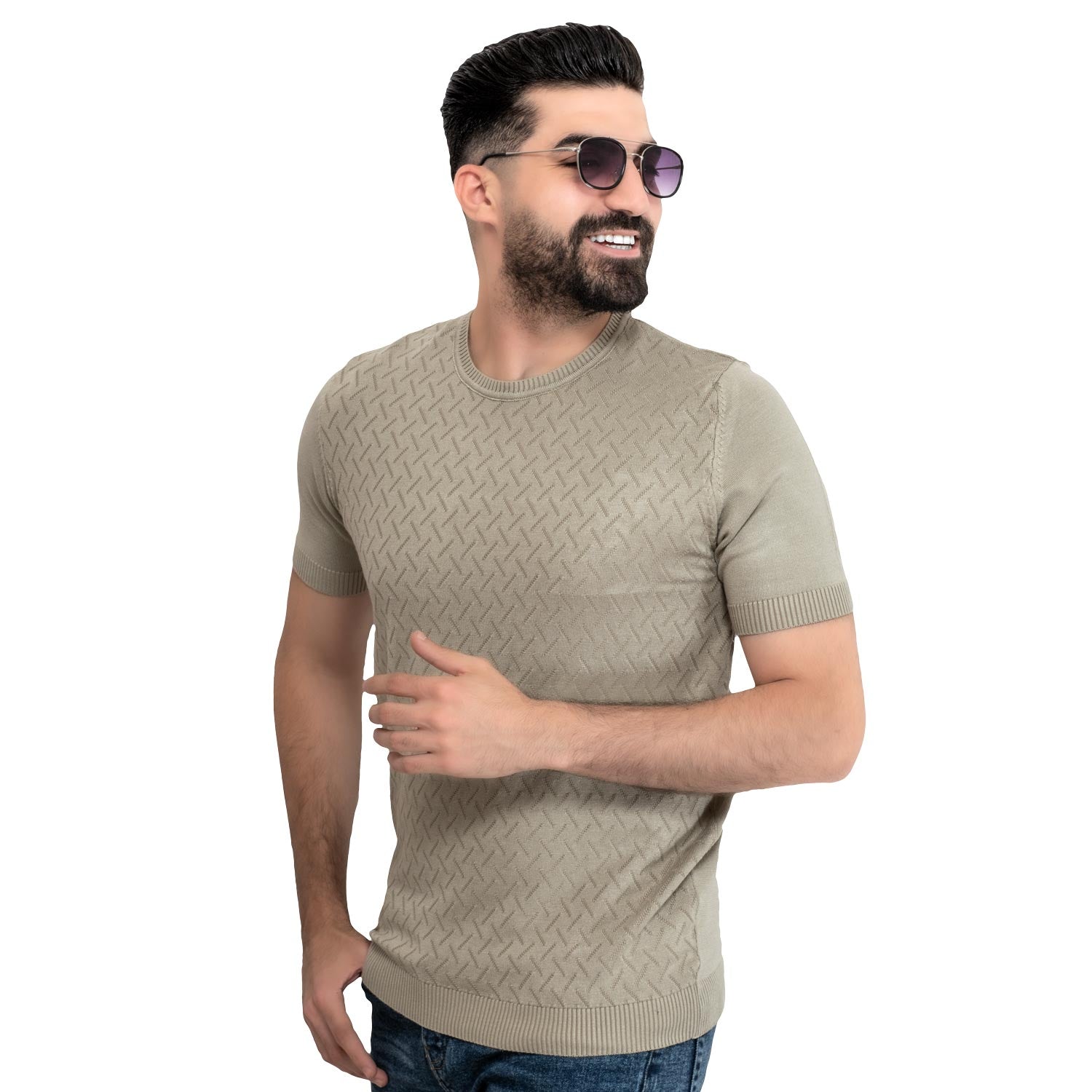 تيشرت روند -  ["Cotton T-shirt","last","Last chance","Tee","Tshirt","\u062a\u064a\u0634\u0631\u062a \u0631\u0648\u0646\u062f","\u062a\u064a\u0634\u0631\u062a \u0642\u0637\u0646"] - 24SM-17-9-3746-تيشيرت روند – تريكو قطن  - Pukkastyle تسوق ملابس رجالي اونلاين - Online shopping Men's Clothes