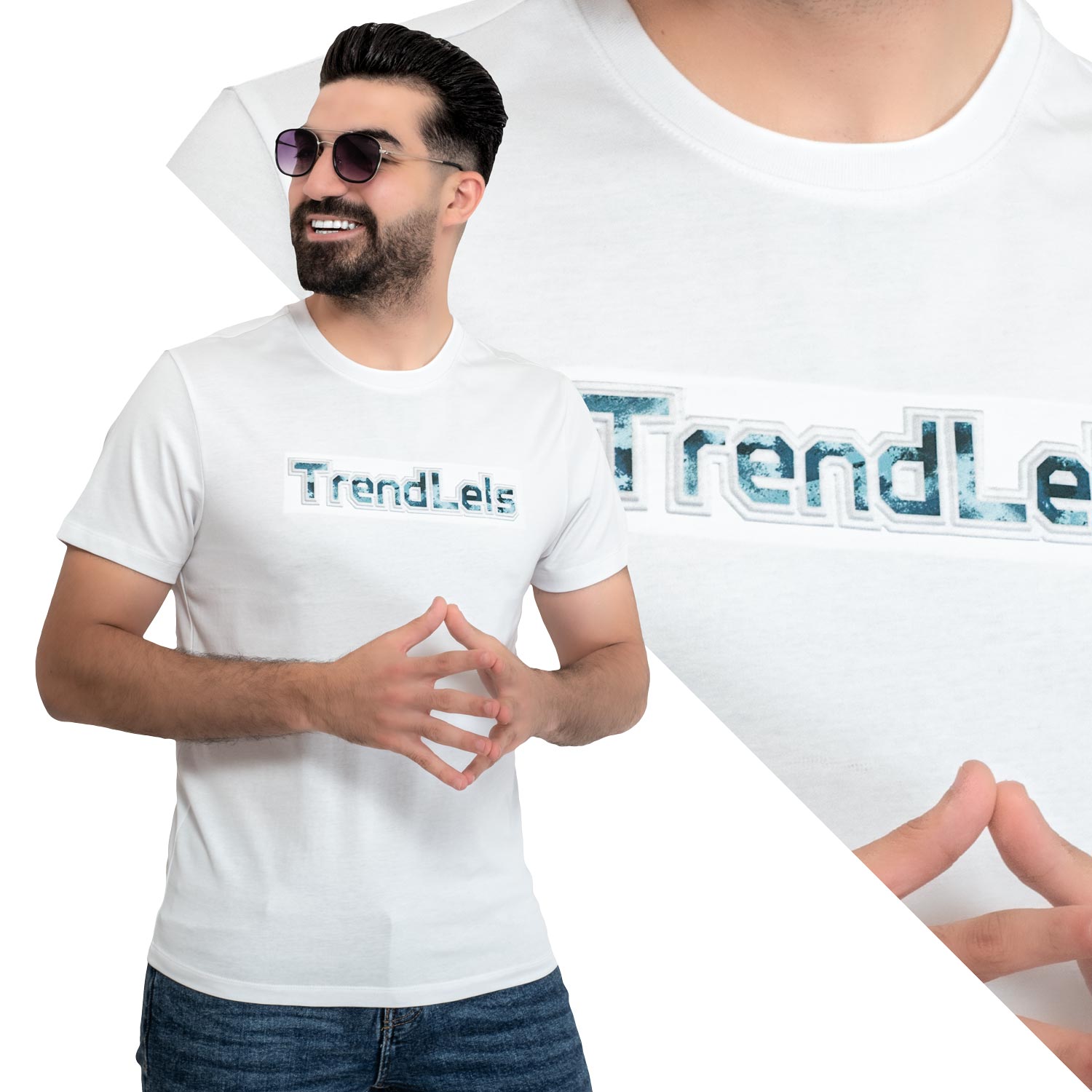 تيشرت روند -  ["Cotton T-shirt","last","Last chance","Tee","Tshirt","\u062a\u064a\u0634\u0631\u062a \u0631\u0648\u0646\u062f","\u062a\u064a\u0634\u0631\u062a \u0642\u0637\u0646"] - 24SM-7-9-32025-تيشيرت روند – خام مستورد  - Pukkastyle تسوق ملابس رجالي اونلاين - Online shopping Men's Clothes