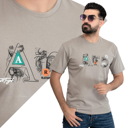 تيشرت روند -  ["Cotton T-shirt","last","Last chance","Tee","Tshirt","\u062a\u064a\u0634\u0631\u062a \u0631\u0648\u0646\u062f","\u062a\u064a\u0634\u0631\u062a \u0642\u0637\u0646"] - 24SM-19-9-744-تيشيرت أوفر سايز – قطن مستورد – أبيض  - Pukkastyle تسوق ملابس رجالي اونلاين - Online shopping Men's Clothes