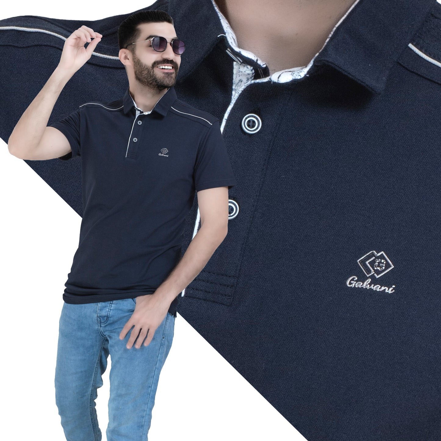 تيشرت بولو -  ["Basic-Shirt","last","Polo-T-Shirt","\u0628\u064a\u0632\u0643","\u062a\u064a\u0634\u0631\u062a \u0628\u0648\u0644\u0648"] - 26SM-53-5-1746-تيشرت بولو قطن  - Pukkastyle تسوق ملابس رجالي اونلاين - Online shopping Men's Clothes