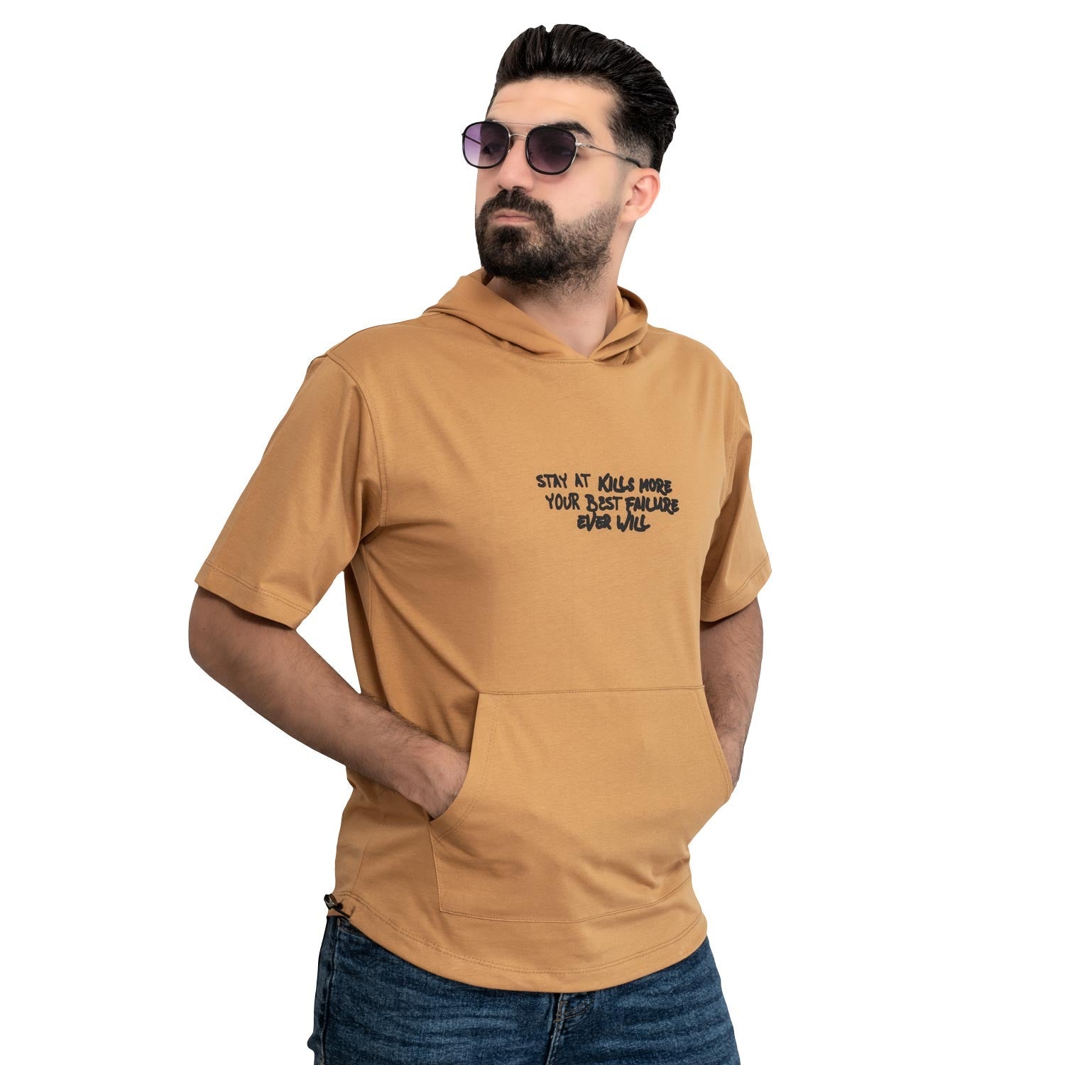 تيشرت روند -  ["Cotton T-shirt","last","Last chance","Tee","Tshirt","\u062a\u064a\u0634\u0631\u062a \u0631\u0648\u0646\u062f","\u062a\u064a\u0634\u0631\u062a \u0642\u0637\u0646"] - 24SM-27-9-30171-تيشرت اوفر سايز – هودي – خام قطن  - Pukkastyle تسوق ملابس رجالي اونلاين - Online shopping Men's Clothes