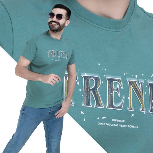 تيشرت روند -  ["Cotton T-shirt","last","Last chance","Tee","Tshirt","\u062a\u064a\u0634\u0631\u062a \u0631\u0648\u0646\u062f","\u062a\u064a\u0634\u0631\u062a \u0642\u0637\u0646"] - 26SM-26-9-218-تيشيرت روند قطن  - Pukkastyle تسوق ملابس رجالي اونلاين - Online shopping Men's Clothes