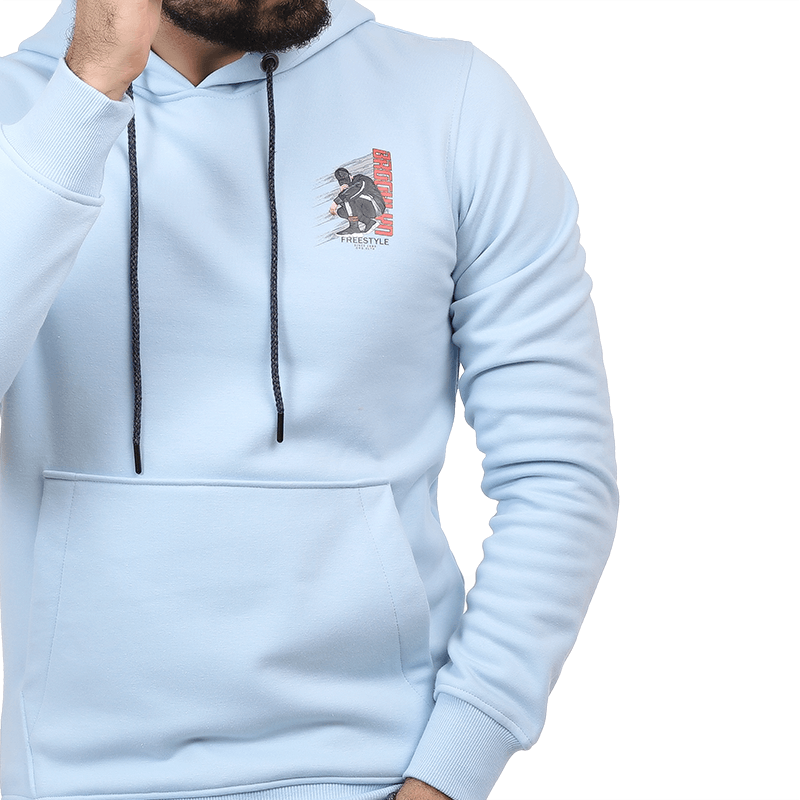 Men's clothing 21WM-1-2-7-27-سويت شيرت مطبوع بكابشوه ميلتون قطن SweatShirt, سويت شيرت  Pukkastyle ملابس رجالي