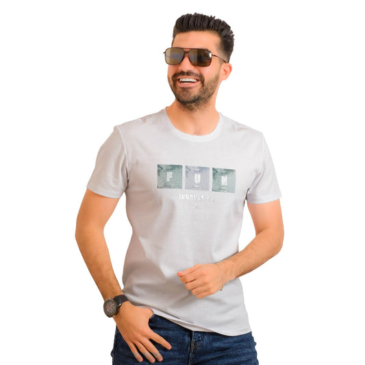 Men's clothing 23SM-7-9-62599-17-تيشرت روند مستورد قطن Cotton T-shirt, last, تيشرت روند, تيشرت قطن  Pukkastyle ملابس رجالي